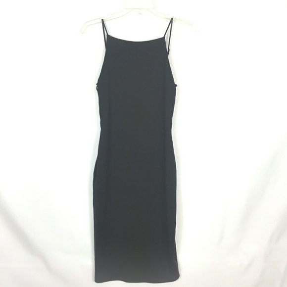 Lulus Dresses & Skirts - Lulus Black Bodycon Midi Dress Women's Size Medium